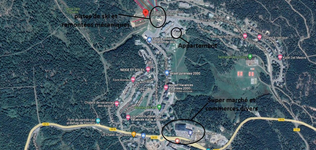 Apt Confortable Au Pied Des Pistes Et De La Foret Bolquere Pyrenees 2000 Dış mekan fotoğraf